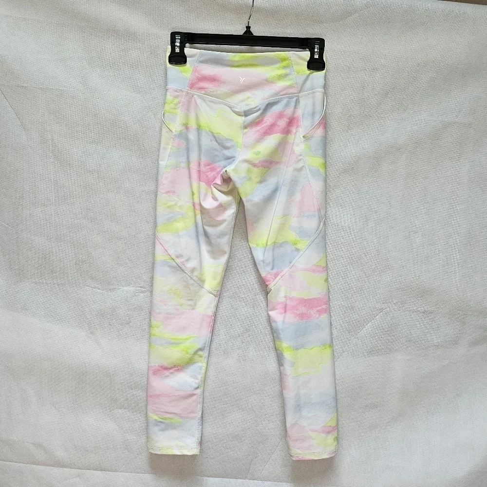Old Navy Active Powersoft Go Dry High Rise Tie Dye Athletic Leggings Size L